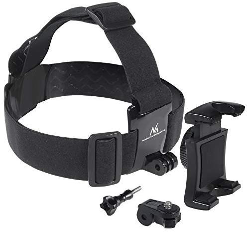 Maclean Fast Connect MC-825 Universal mobiltelefon Kampera huvudbandshållare sporthållare fitness utomhus pannband för GoPro