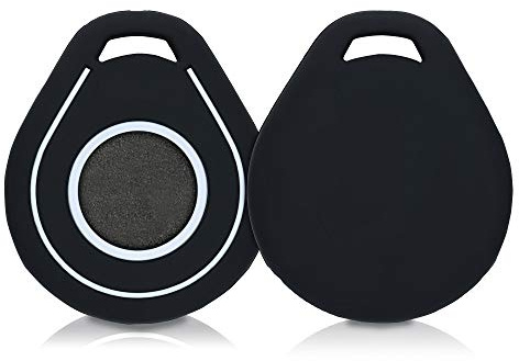 kwmobile Cover Chiave Compatibile con chiave Harley Davidson - Porta-chiavi Anti-scivolo per Moto Scooter - Custodia Silicone - nero / bianco