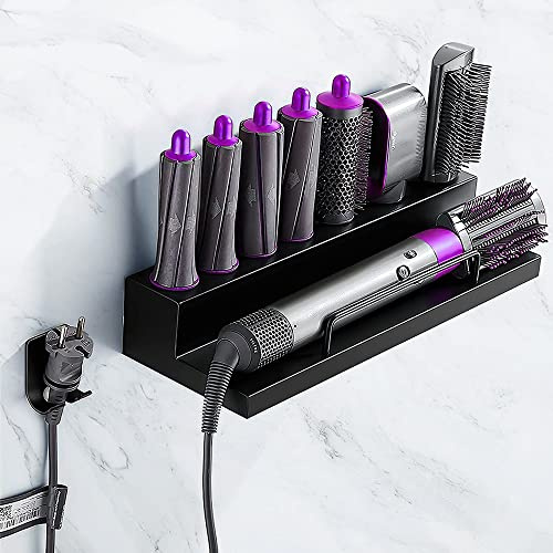 Aoreun Support de Rangement Remplacement pour Dyson Airwrap Styler, Support Mural pour Friser Les Cheveux Support Mural pour sèche-Cheveux Dyson Airwrap Styler pour Salle de Bain à Domicile