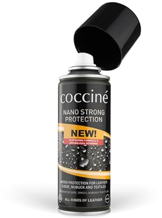 Coccine - Imprägnierspray Schuhe Nano Strong Protection, Impregnierungsspray Schuhe, Universal Imprägnol Spray für Leder, Textilien, Nubukleder und Velours, Schuh Imprägnieren Farblos - 230ml