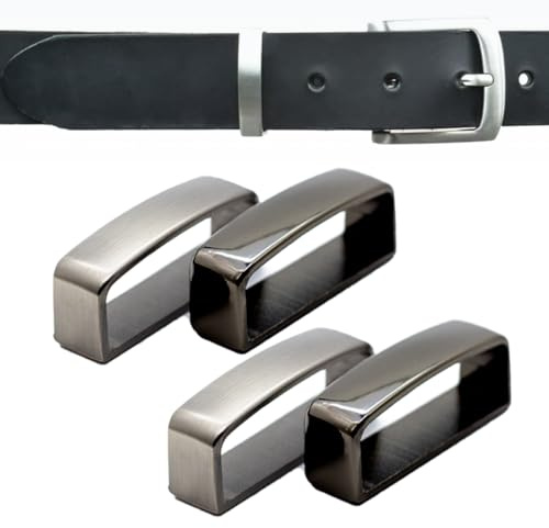 GXGM 4 Piezas Hebillas de Cinturón, Lazo de Cinturón, Hebilla de Cinturón, Lazo de Cinturón