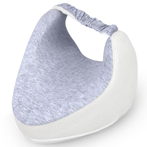 SEPSCO Almohada Piernas Dormir Lado, Cojin Ergoflex Rodillas Entre Viscoelastica Alineadora Ortopédica Almohada Ergonómica Con Ajustable Correas para Embarazadas Alivia Dolor de Espalda Cadera Ciatica