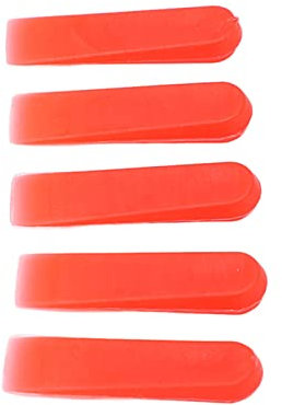 Cunyuer 1000 cuñas de azulejos, cuñas de nivelación de azulejos, sistema de nivelación de azulejos de 0.2 pulgadas, herramientas niveladoras de azulejos rojos para instalación de azulejos de pared y