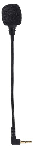 Tiny - Helmet Microphone Flexible 3.5mm Replacement Dynamic MiSc - Protable Microphone Headset AccSessories For Remote Work, Video Conferencing