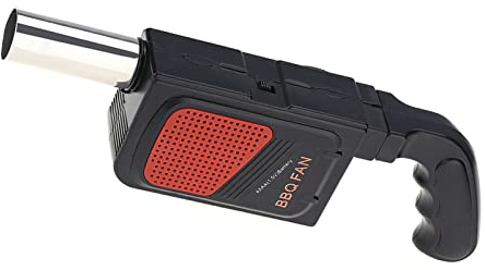 Cocoarm BBQ Luftfläkt, Bärbar Handhållen Elektrisk Grillfläktverktyg, Snabbtändning, Lätt Design för Utomhuscamping och Grillning