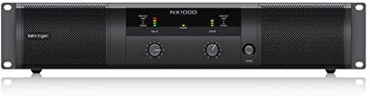 Behringer NX1000 Ultra-Lightweight 1000 Watt Class-D Power Amplifier with SmartSense Loudspeaker Impedance Compensation