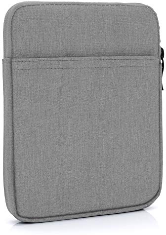 MyGadget Borsa Nylon 8 - Case Protettiva per Tablet - Custodia Sleeve per E-Reader, Smartphone, Amazon Fire HD 8, Paperwhite, Oasis | iPad Mini - Grigio