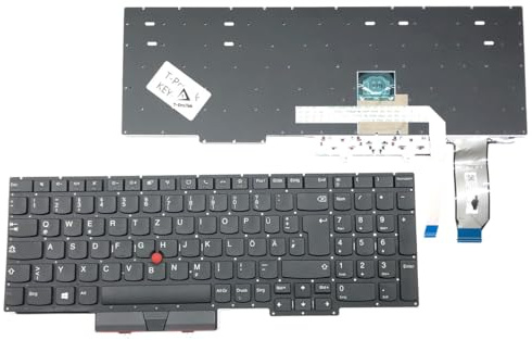 T-ProTek DEUTSCHE - Schwarz Tastatur Keyboard kompatibel für Lenovo ThinkPad E15