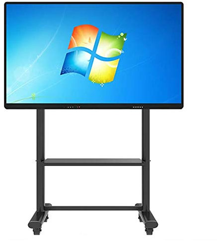 GGZONE TV Stand Ultra Heavy Duty Mobile 55 To 95 Inch For Flat Screens, Rolling TV Cart Mount With Locking Wheels, Max Load 150 Kg (330 Lbs) beautiful scenery