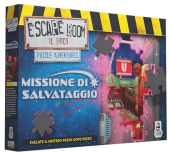 Cranio Creations - Escape Room Puzzle, Misión De Rescate, El Tercer Capítulo De Las Aventuras Rompecabezas De La Marca Escape Room, Edición en Italiano