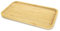 milaosk Plateau Bambou,Plateau Bois Rectangulaire Plateau de Service Plats et Plateaux Decoratif Plateau Repas pour Cuisine Café Nourriture Organiser 29 x 16 x 2 cm