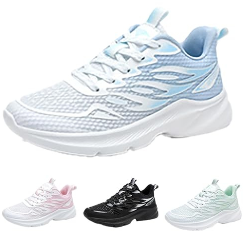 Generisch Damen Sale Sportschuhe Damen Fitnessstudio Luftpolster Low-Top Sneaker rutschfest Laufschuhe StoßFest Jogging Turnschuhe rutschfeste Schuhe Gym orthopädische Schuhe Damen Blue 39