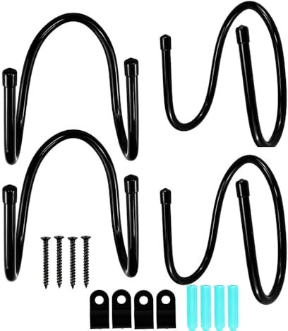 Changyeah Supporto per tubo da giardino, 4 pezzi, prolunga per tubo sottovuoto