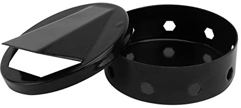 ibasenice 1pezzi Scatola Per Affumicatura in Barbecue Scatola Per Affumicatura Carne Quadrata Per Barbecue Legno Vassoio Per