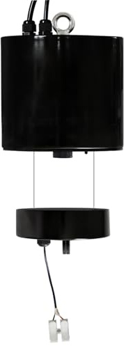 FLNOZAMZ Electric Chandelier Lift, Chandelier Hoist Lifter, Adaptive Height ≤15 M, Load-bearing ≦10kg, with Remote Control, for Workshops, Gyms, Warehouses, Supermarkets