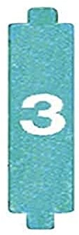 BTicino 3501/3 Cavaliers de Configuration pour Système BUS avec Marquage 3, Lot de 10