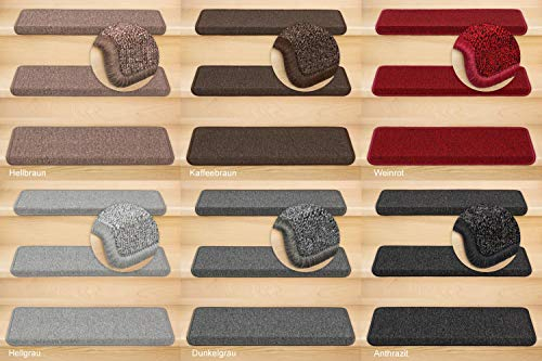 Metzker Stufenmatten Ariston Rechteckig Einzeln und SparSet's Weinrot 320 I 1 Stück