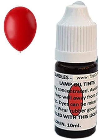 Red Lamp Oil Tint Dye Firefly Smokeless Odourless Liquid 10ml
