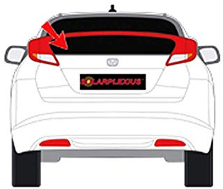 SOLARPLEXIUS Tintado de Lunas para Coche Honda Civic 2012-2017 Lunotto inferiore Precortados a Medida para una Instalación Láminas Solares
