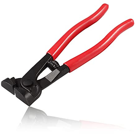 LEONTOOL Mosaic Glass Tile Nipper 8 Inches Mosaic Trimmer Nipper Heavy Duty Cutter Pliers for Cutting Shapping Ceramic Stained Glass Tile Professional Tile Working Tool