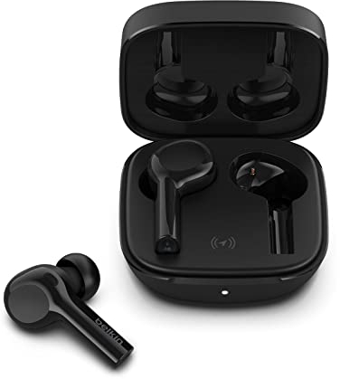 Belkin Écouteurs sans Fil Sound Form Freedom True Wireless, (Écouteurs Bluetooth avec Étui de Recharge sans Fil, Certification IPX5, Basses Profondes, pour iPhone, Android, etc.) - Amazon Vine