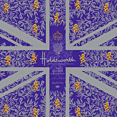 Holdsworth Chocolates Occasions Collection - The Platinum Collection Filled with Handmade Truffles and Assorted Milk, Dark and White Chocolates Perfect for gifting 110g