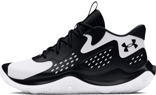 Under Armour Mixte Ua Jet '23 Basketball-shoes, Black White Black, 42 EU