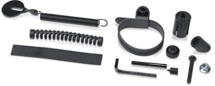 XLC Unisex – Adult KS-X03 Steering Damper, Black, Diameter 38 mm - 62 mm