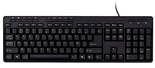 Bluestork BS-KB-MFIRST2/SP - Teclado (QWERTY, Multimedia Slim USB) Negro