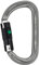 PETZL asymmetrischer Aluminium-Karabiner in D-Form von Petzl - M34A BL grau 45-47