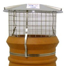 Brewer Birdguard Chimney Cowl - Solid Fuel - Stainless Steel