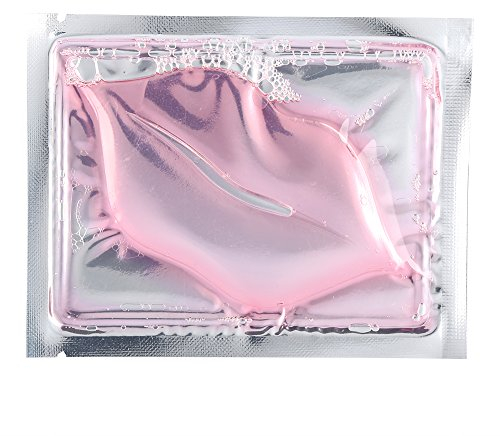 Máscara de labios, Paquete de 15 Mascarillas de cuidado de labios Parches Colágeno Plumping Natural Hidratante Exfoliante Labios Almohadillas
