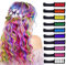 Deluxe Hair Chalk Set For Girls, 10 Washable Colour Brush, Available For Party Hair Dressing, Birthday Gift For Kids