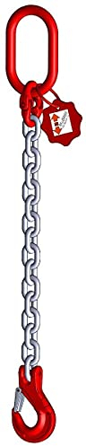 Anschlagkette Güteklasse 8 1-Strang 1,0 m 6 mm ohne Verkürzung verzinkt