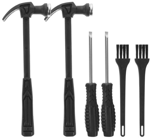 KOMBIUDA Kids Excavation Tool Kit Small Digging Brush Hammer Archaeological Digging Toys Educational Play Tools for Children 7.28X2.56X0.67In