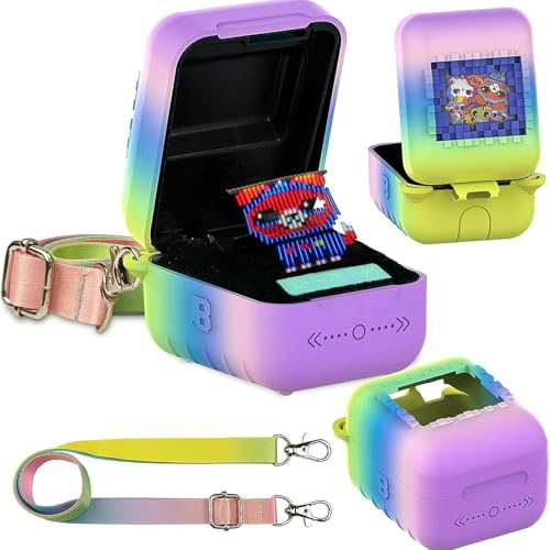 BCWEGION Silicone pour Bitzee 2023 jouet interactif numérique pour animal de compagnie, coque de protection en silicone antidérapante avec poignée pour Bitzee animaux électroniques virtuels