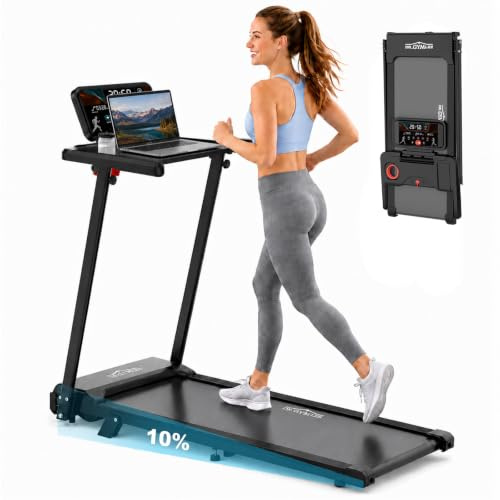 DR.GYMlee 1–12 km/h Cinta de Correr Plegable, 6 en 1 Walking Pad para Casa y Oficina, Bajo Escritorio, Cinta de Correr con LED Display, para Caminar y Correr en Casa y Oficina