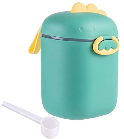Uxreoib Contenitore per latte in polvere, portatile, sigillato, resistente all'umidità, con cucchiaio, contenitore rimovibile per latte in polvere (800 ml)
