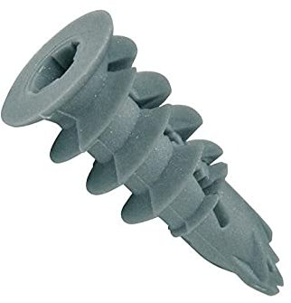 Cheville nylon Crocovix avec vis tête fraisée (blister de 10) RED HEAD