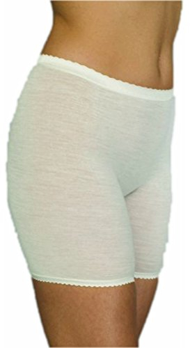 con-ta Normalbeinschlüpfer, weiche Unterwäsche für Damen aus Wolle und Modal, Bequeme Unterbekleidung, anliegende Pants, in Schwarz, Größe: 40