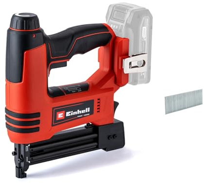 Einhell Akku-Nagler TE-CN 18 Li - Solo Power X-Change (Li-Ion, 18V, Tacker und Nagelpistole, max. 20 Schuss pro Minute, inkl. 3300 Nägel, inkl. 3300 Klammern, ohne Akku und Ladegerät)