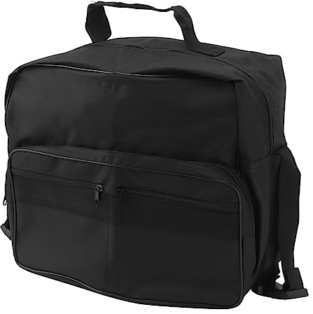 Cryfokt Rollstuhltasche, Rollstuhltaschen Zum Aufhängen Am Rücken, Tragbarer Rollstuhlrucksack mit Großer Kapazität, Wasserdichtes Rollstuhlzubehör für Wanderer, Rollstuhlfahrer, Rucksack