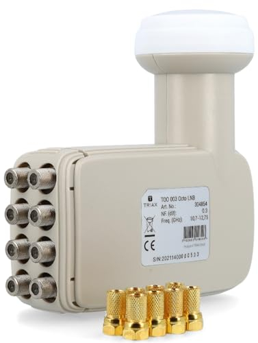 Triax Octo LNB + 8X F-Stecker