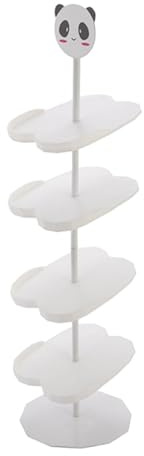 Folpus Étagère à chaussures pour enfants, support de rangement vertical en bois, Blanc