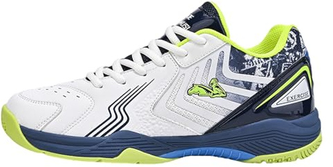 Leichtrit Zapatillas De Voleibol,Zapatos De BáDminton Hombre,Zapatillas Tenis Antideslizante Zapatillas Voleibol Hombre Ligero Zapatos Deportivos Transpirable para Hombre Adulto Fitness Bádminton