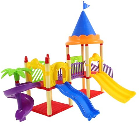 UPKOCH Giocattolo Scivolo Miniatura Riproduzione Giochi per Casa delle Bambole Accessorio Decorativo Promuove Creatività e Sviluppo Adatto a Ragazzo