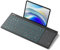 Inateck Tablet Tastatur, 2-IN-1 Ziffernblock&TouchpadVersteckter Ständer, 3 BT-Kanäle, 7-Farben Hintergrundbeleuchtung,Kompatibel mit iPadOS/Samsung/Android/Windows