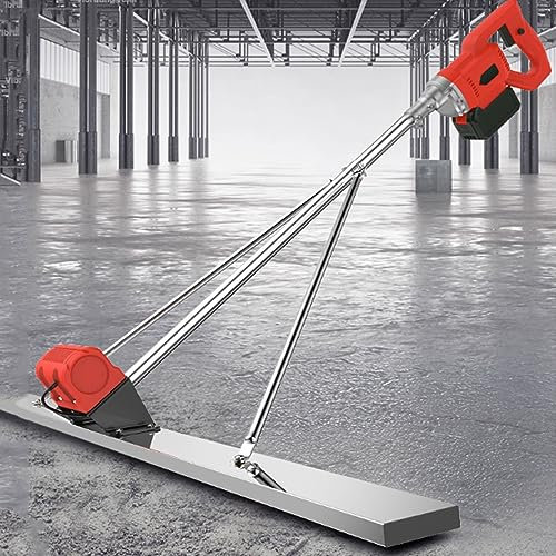 Kit Vibrante massetto calcestruzzo Massetto in Potente Strumento elettrico per la finitura del calcestruzzo, 59 (149 cm), strumento per la finitura del massetto per superfici, batteria da