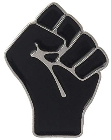 chenpaif Broche, Poing levé Broche en émail Badges Black Lives Matter Symbole de solidarité Unité Épinglette Bouton Bijoux pour Veste Sac à Dos Sac Chapeau Tops