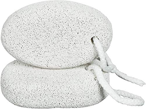 FLZONE 2 Pezzi Pietra Pomice Naturale，Lava Pedicure Tools, Foot Care Scruber Usato per rimuoveredel Callo della Pelle Dura per Piedi e Mani.